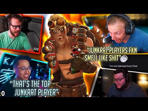 1 TOP 500 Junkrat vs 5 Streamers w/ reactions