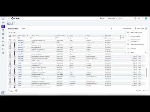 PRGX Panoptic Demo: AP Claims (2024)