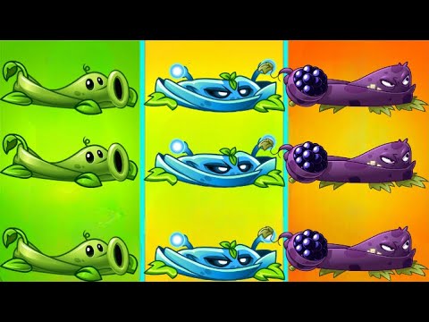 Pea Vine vs Electric Vine vs Blastberry Vine - Who Will Win? PvZ 2 Plant Vs Plant
