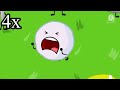 BFDI Snowball Screaming In 99999999x Speed