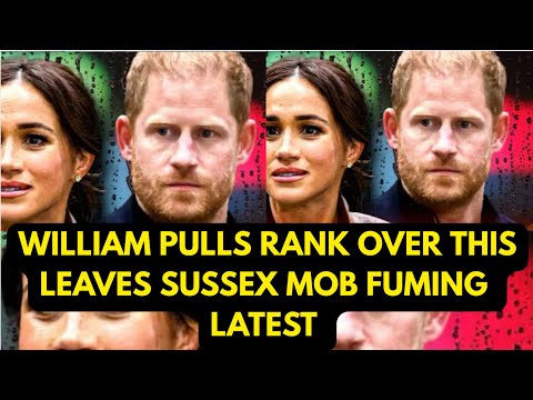 HARRY LEFT FURIOUS - WILLIAM PULLS RANK OVER THIS ROYAL DECISION 