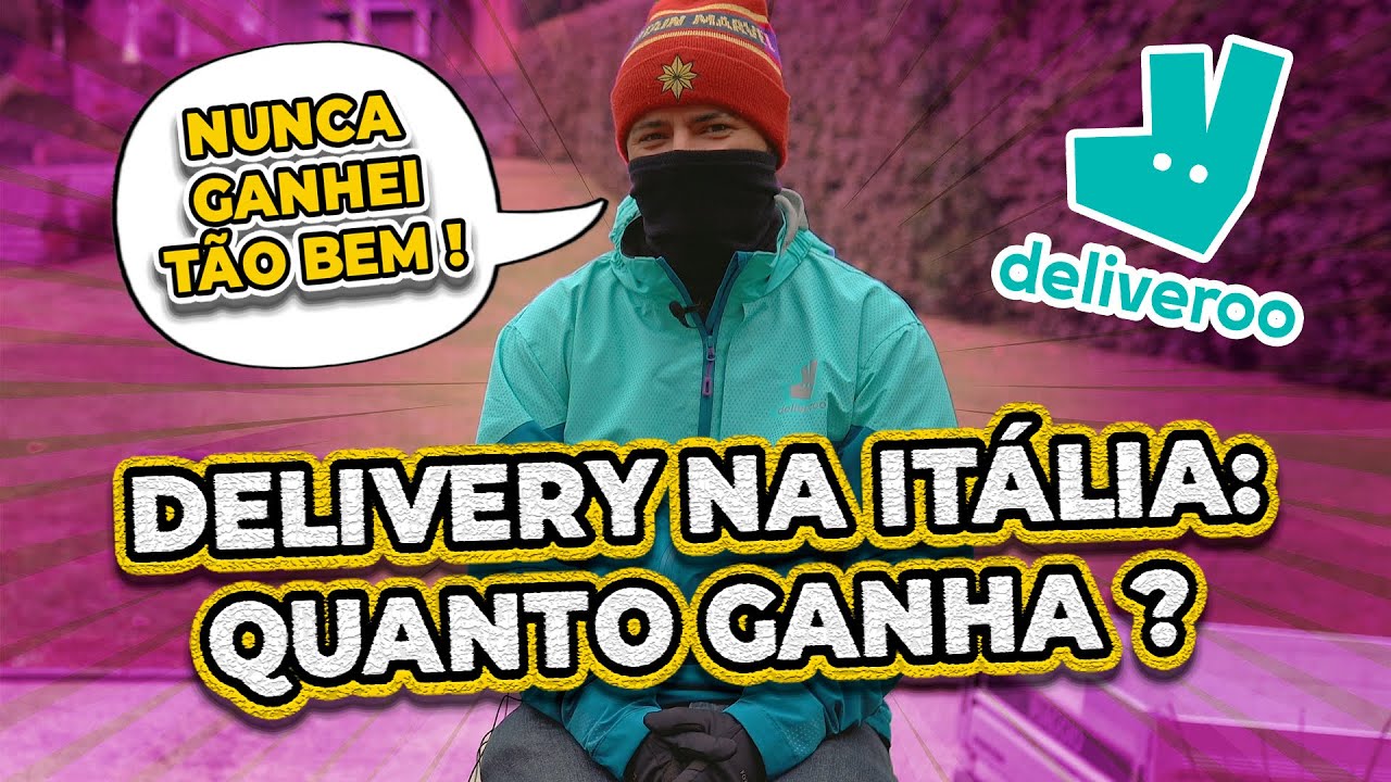 Trabalhar com DELIVERY na Itália | Quanto ganha e porque vale a pena!