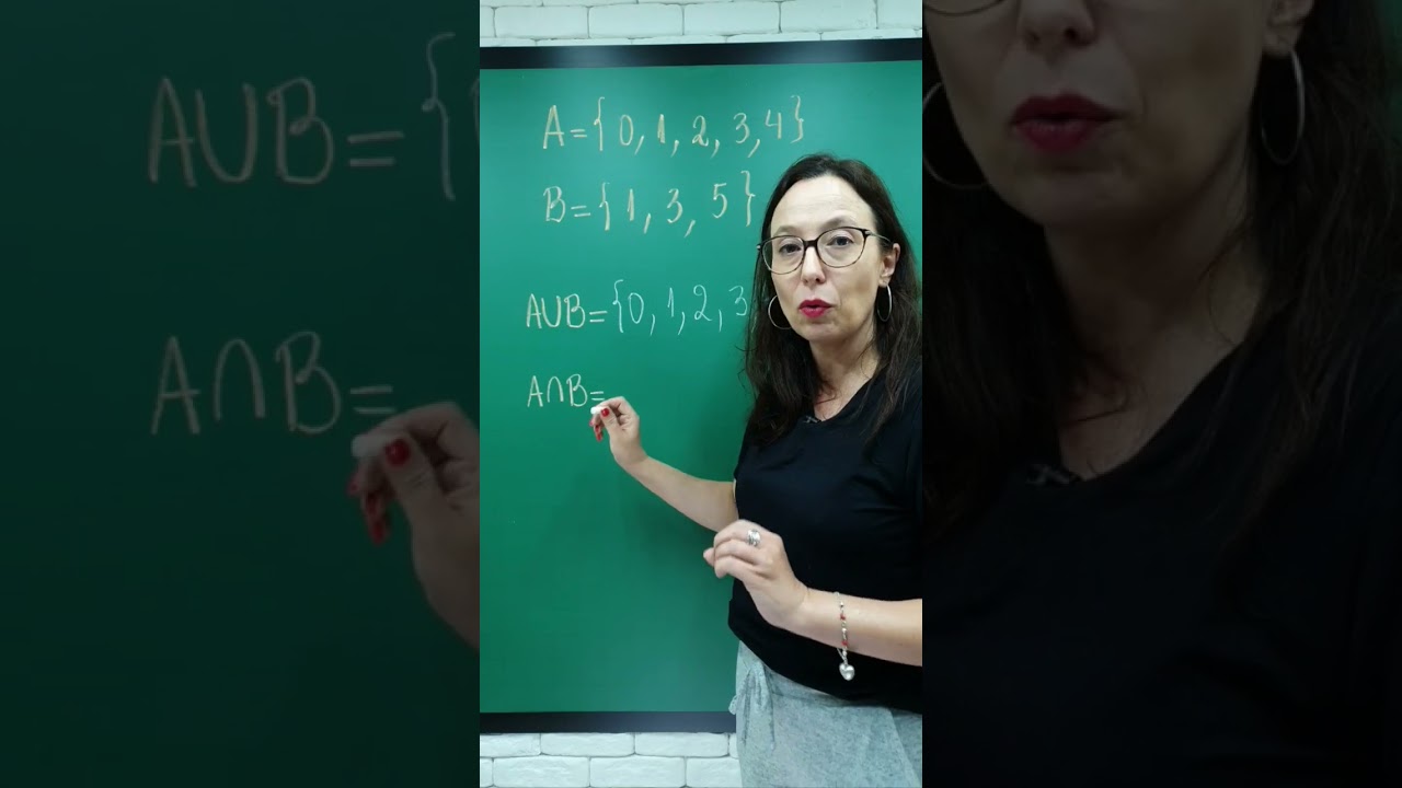 UNIÃO e INTERSECÇÃO #matemáticaconcursos #conjuntos