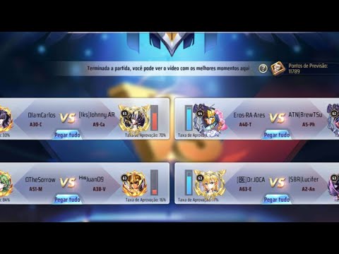 🔴 CAMPEONATO JAMIEL  QUARTAS DE FINAIS! RIP DANTE VENHA LUNE -   Saint Seiya : Awakening