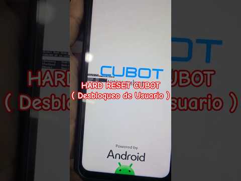🔴🤳🏻🔓Cubot Kingkong X and others Hard Reset, pattern, pin, etc.. #hardreset #android #cubot #cubot...