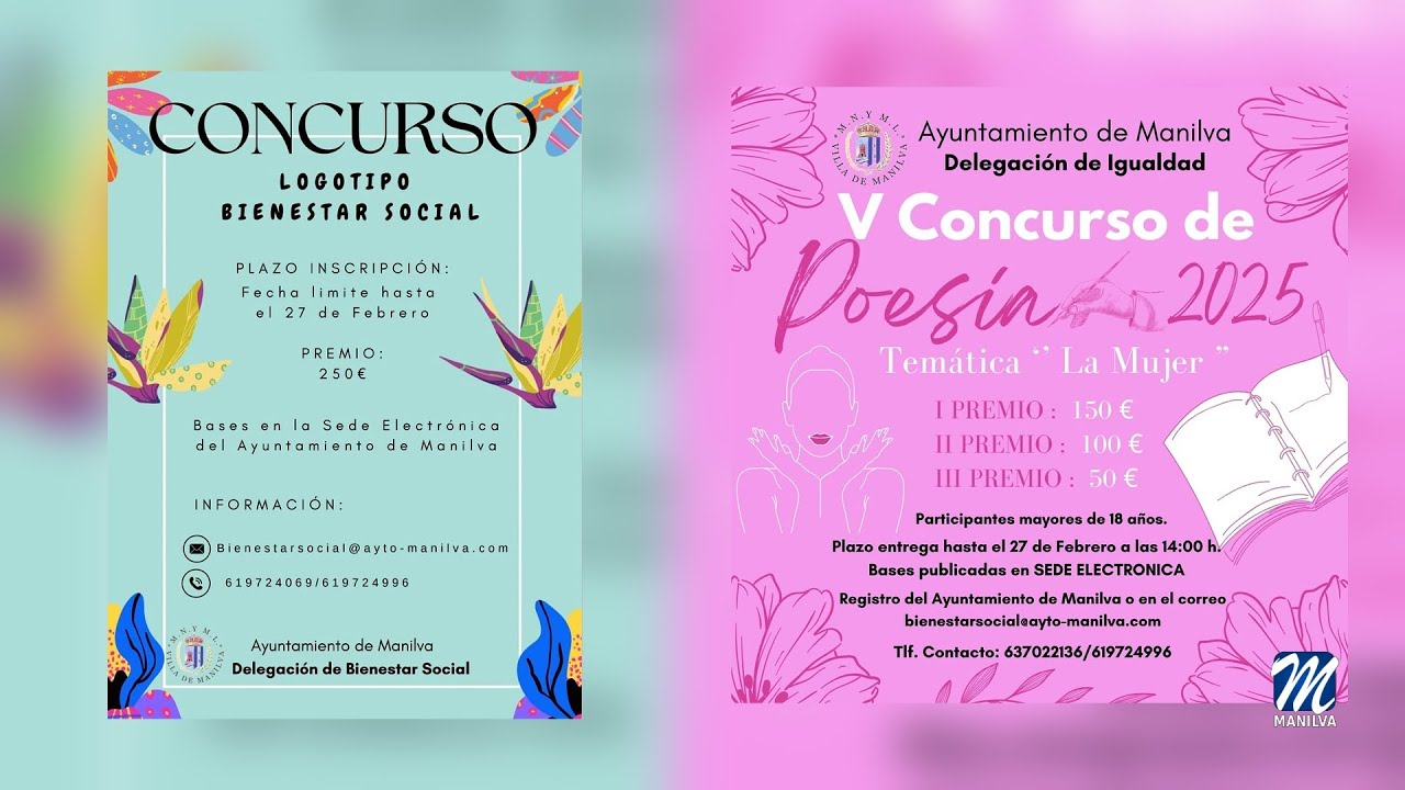 Concurso de poesía y logotipo de Bienestar Social