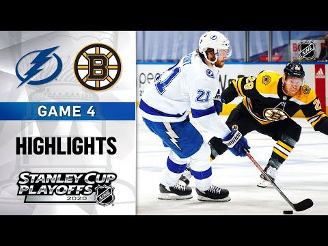 NHL Highlights | Second Round, Gm4 Lightning @ Bruins - Aug. 29, 2020