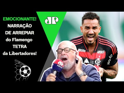 DE ARREPIAR!!! NARRAÇÃO EMOCIONANTE do FLAMENGO TETRACAMPEÃO da LIBERTADORES! | GOL DE DANILO