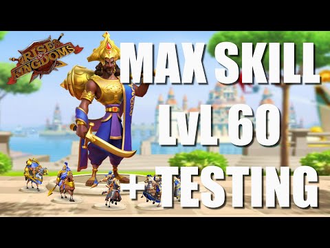 Chandragupta Maurya Commander spotlight - LeveL 60 + testing and rally reports - Rise of Kingdoms