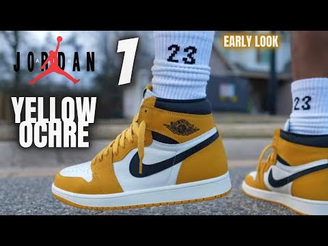 THESE ARE GROWING ON ME MORE & MORE! EARLY LOOK 2024 JORDAN 1 YELLOW OCHRE OVERVIEW ON FEET & SIZING