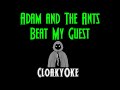 Adam And The Ants Beat My Guest Karaoke