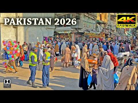 🇵🇰 Sadar Bazar Peshawar, Pakistan | Most VERSATILE 4K HDR Walk Tour