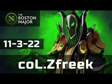 coL.Zfreek vs EG • Rubick • 11-3 — Boston Major