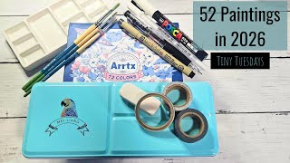 Paint 52 Small Watercolor Paintings With Me in 2026 | Supplies Overview