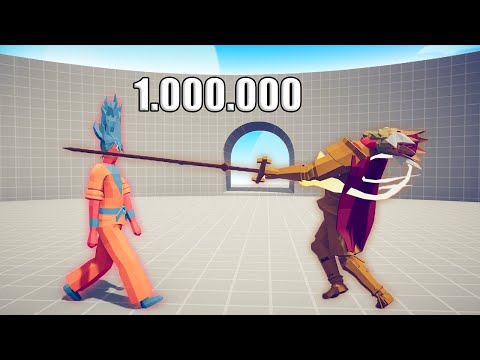 1.000.000 DAMAGE KING SWORD vs ARMY OF UNITS - TABS | Totally Accurate Battle Simulator 2022