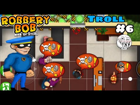 Robbery Bob Troll : Use 300 Teleportation Mine - Guard Costume Part 6