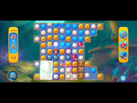 Fishdom Easy Level 10453 (with full horseshoe boosters) @choraelmin