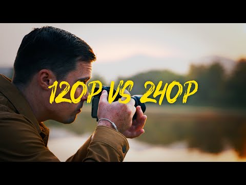 Part of a video titled 120 fps vs 240 fps - Why 120P is Usually Better! // Slow Motion Tutorial