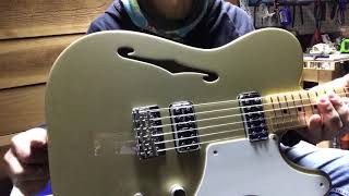 Video thumbnail for Guitar Setup - Fender Cabronita Thinline Telecaster Aztec Gold 55662 by Still Kickin Music