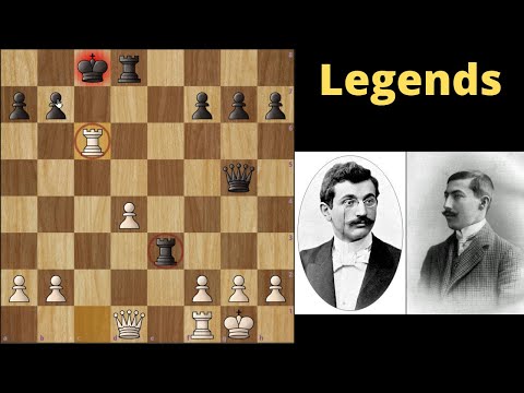 Chess Legends : Akiba Rubinstein vs Emanuel Lasker