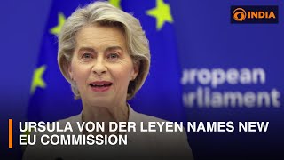 Ursula von der Leyen names new EU commission