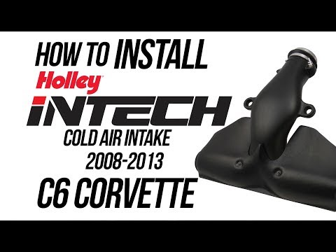 How To Install Intech Cold Air Intake On 2008-2013 C6 Corvette