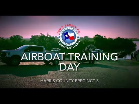 Commissioner Precinct 3 Airboat Training Day – July 2021