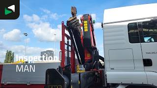 MAN TGS 26.460 TGS 6X2 Palfinger PK22002 EH 6x Extensions Winch Lift flatbed truck | Image 4 - Autoline