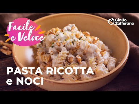 🍴🤍 PASTA RICOTTA e NOCI - velocissima e super cremosa!😍✨