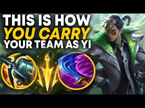 This is how you carry your team as master yi! Silencee 1v9 again in smurfland
