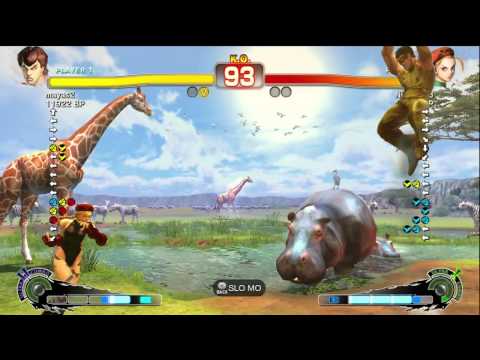 mayas2 [Fei] vs NiKe5123 [Cammy] SSF4 Japanese Online Ranked Matches - TRUE HIGH-DEF