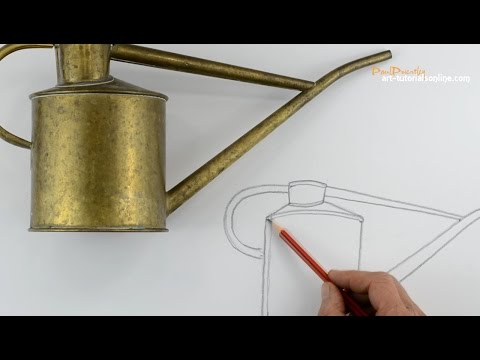 Start Drawing PART 2 Draw a Watering Can using Shape