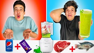 تحدي الخلاط الحسين ماقدر يتحمل