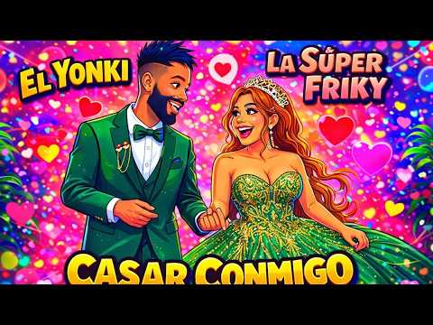 EL YONKI ❌ LA SÚPER FRIKY  CASAR CONMIGO (Video Oficial) #KninosMusic