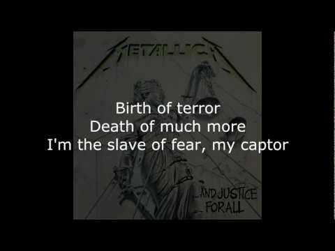 Metallica - The Frayed Ends Of Sanity Lyrics (HD)