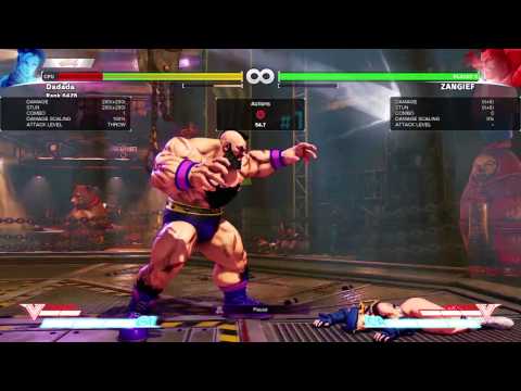 Street Fighter V Beta Zangief Practice