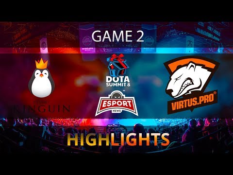 Dota 2: Virtus.pro vs Team Kinguin | The Summit 8 | Semi-Final | Game 2 | Highlights | 17.12.2017