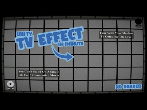 Old TV Effect in Unity without Shaders! - 1 minute tutorial