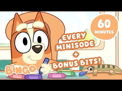 EVERY Minisode + Bluey Bonus Bits! 🧡 ✨ | 60 MINUTES | Bingo - Official Channel