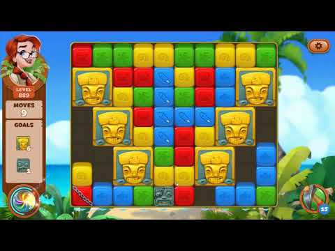 Lost Island Blast Adventure Level 889 NO BOOSTERS - A S GAMING