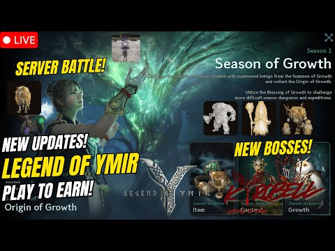 Legend Of Ymir | Season Of Growth , Server Battle, New Boss! ( Tagalog )