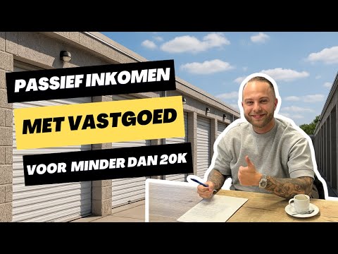 ZO VERDIEN JE PASSIEF INKOMEN MET VASTGOED ONDER €20K!