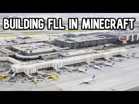 Working on 1:2 Fort Lauderdale International in Minecraft