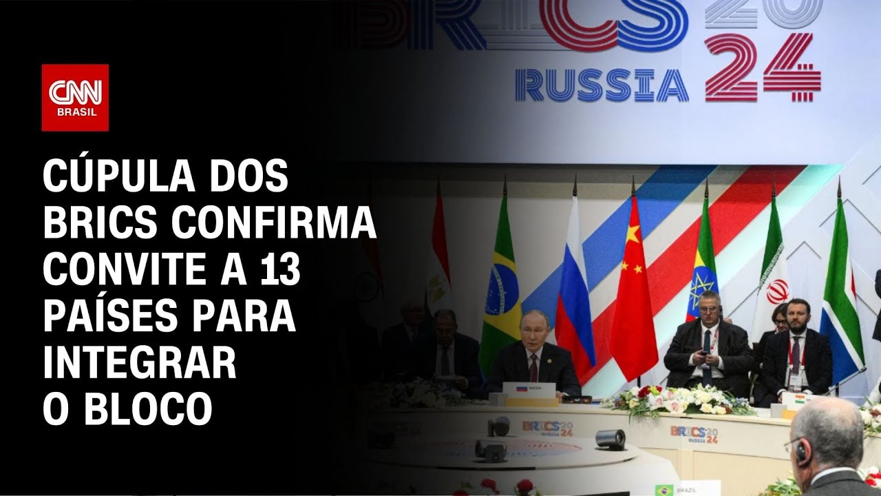 Cúpula dos Brics confirma convite a 13 países para integrar o bloco | LIVE CNN