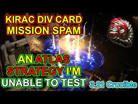 POE 3.21 Forbidden Atlas Strategy - Kirac Div Card Mission Shenanigans - Path of Exile