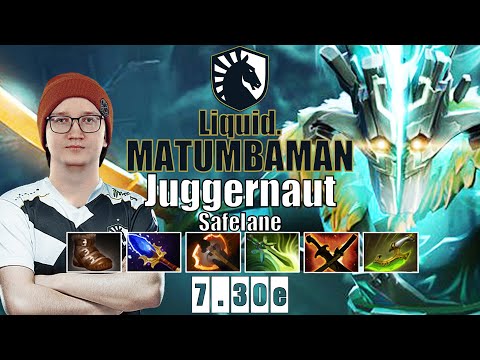Juggernaut Safelane | Liquid.MATUMBAMAN | HOW TO MAKE JUGGERNAUT BROKEN | 7.30e Gameplay Highlights