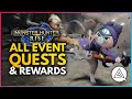 Monster Hunter Rise | All Event Quests To Do & Rewards So Far
