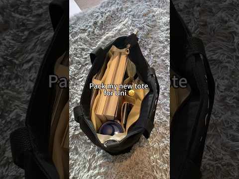 I found the most organised tote bag for work and school! #bag #packing #schoolbags #totebag #bags