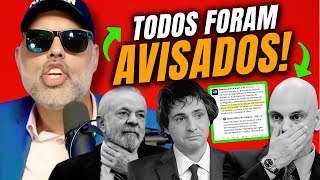 🔥🚨 ALLAN DOS SANTOS REVELA QUE GLOBO, LULA E MORAES FORAM AVISADOS DE NOVAS SANÇÕES DE TRUMP