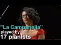 Liszt La Campanella Played By 18 Pianists